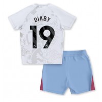 Dětský Fotbalový dres Aston Villa Moussa Diaby #19 2023-24 Venkovní Krátký Rukáv (+ trenýrky)